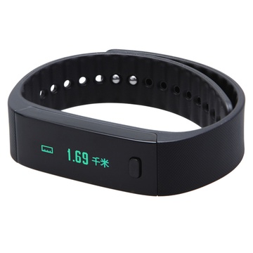 玩咖k1智能运动防水蓝牙手环计步器睡眠监测手表ios安卓苹果(神秘黑)